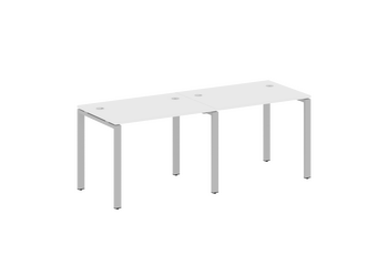 Стол-станция METALL SYSTEM на 2 раб.места на П-образном м/к  БП.СМ-2.1 2000*720*750